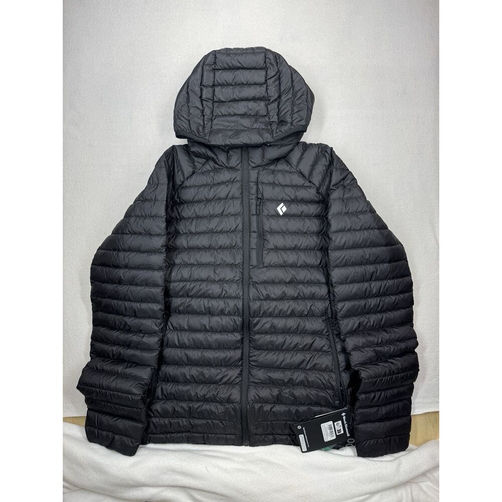 Black Diamond Men's Approach Down Hoody Jacket Black Medium NWT $380 MSRP